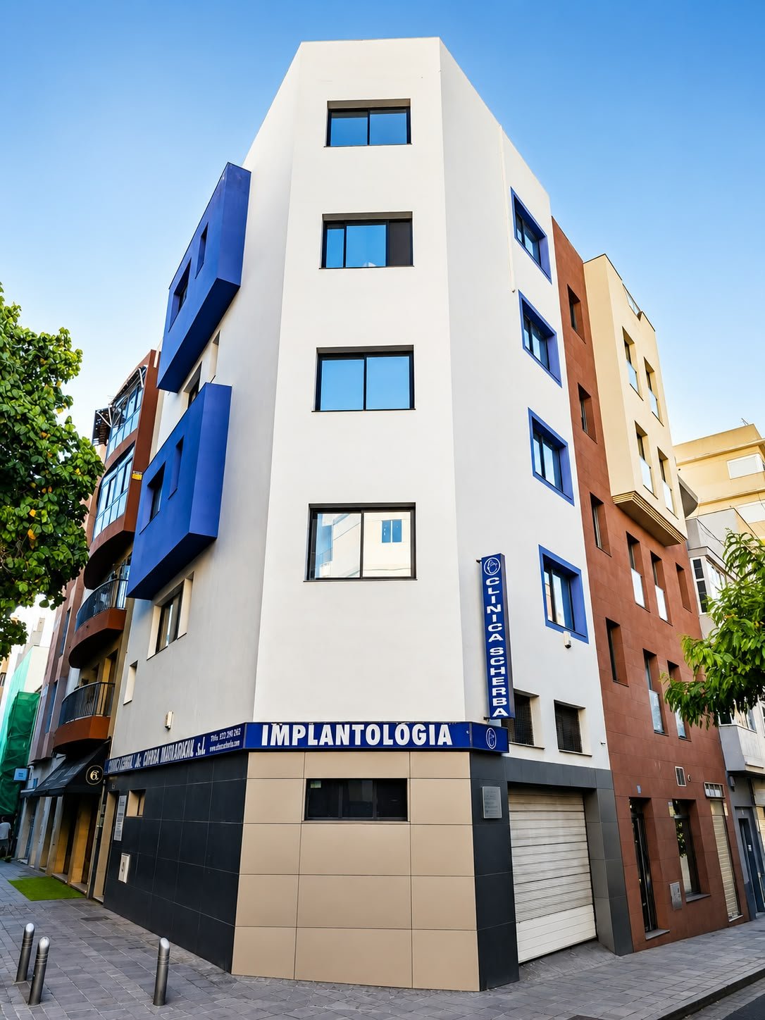 Fachada de Clínica Scherba en Santa Cruz de Tenerife